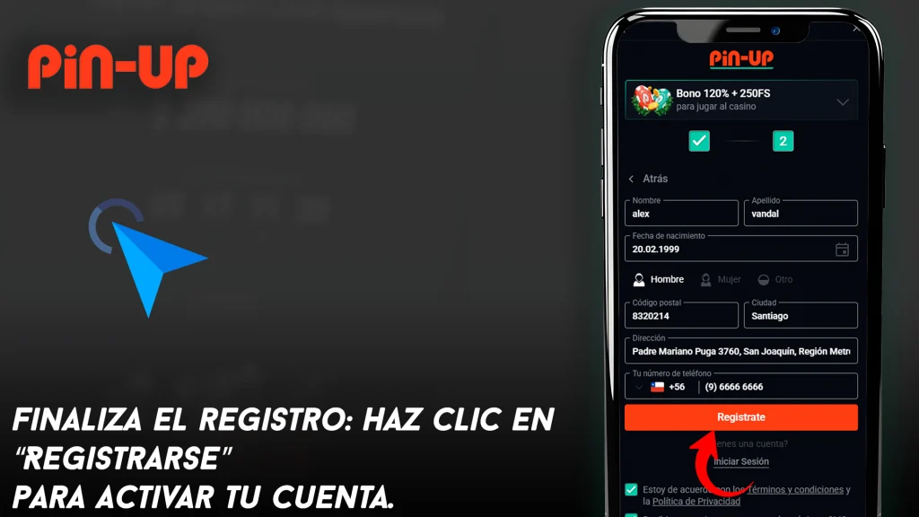 Finaliza el registro: Haz clic en “Registrarse” para activar tu cuenta.