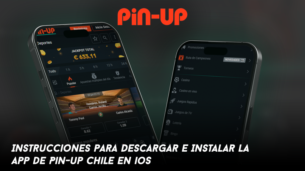 Instrucciones para Descargar e Instalar la App de Pin-up Chile en iOS