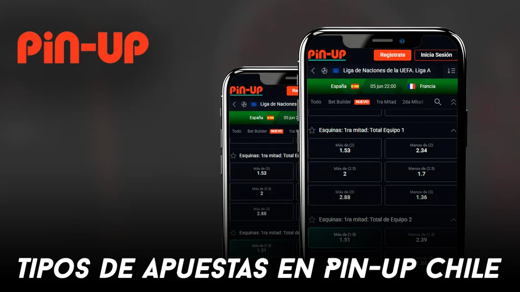 Tipos de apuestas en Pin-up Chile